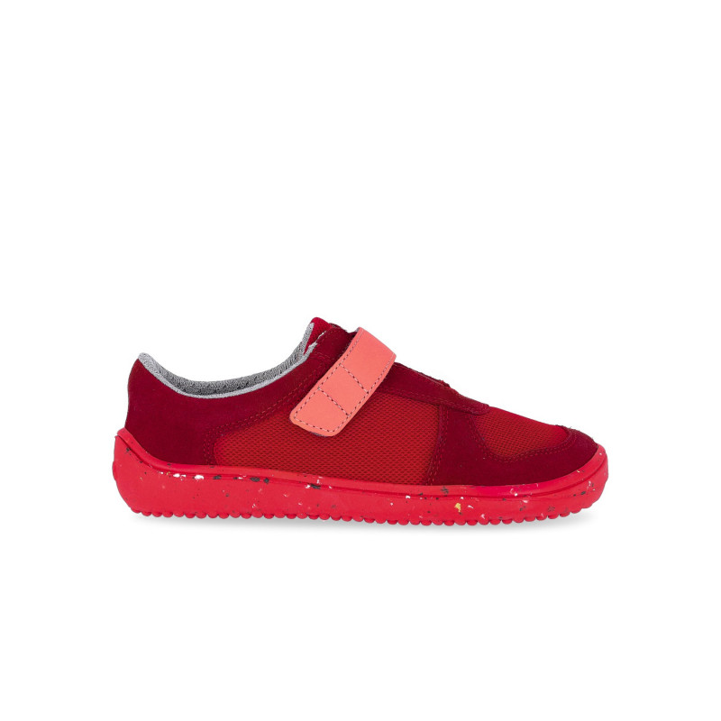 Chaussure cuir Barefoot enfant Be Lenka Joy - Tout rouge pour homme et femme