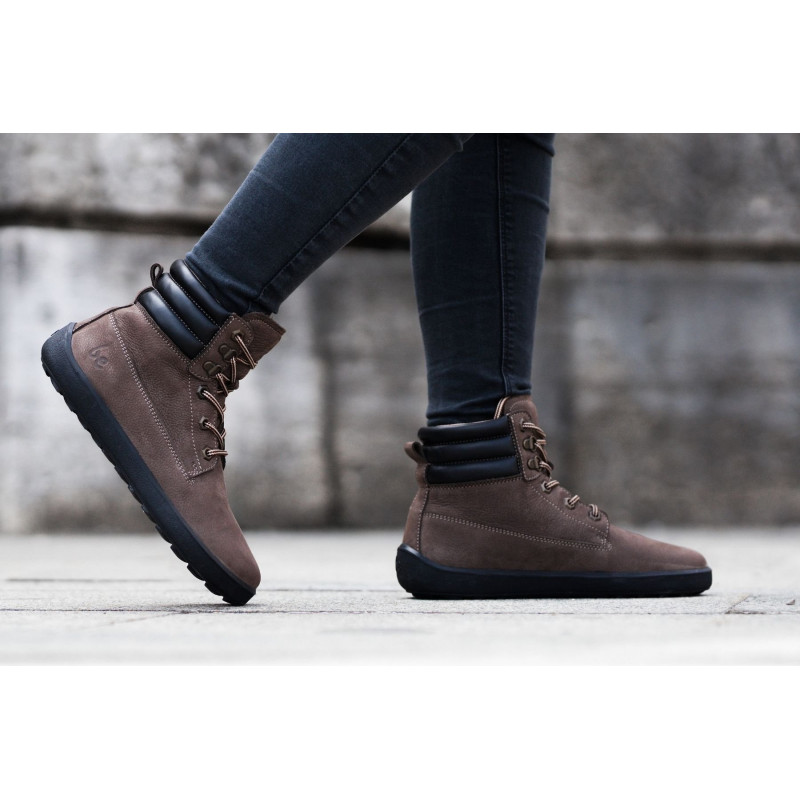 Chaussure cuir Barefoot Boots Be Lenka Nevada Neo - Chocolat pour homme et  femme